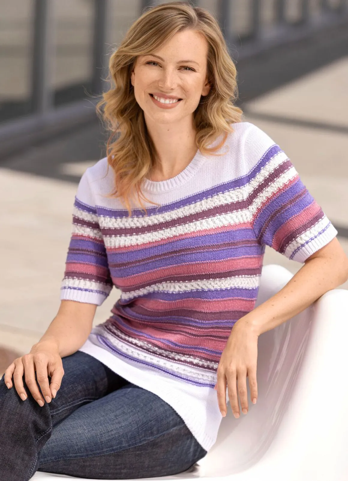 Pulli mit Effektgarn