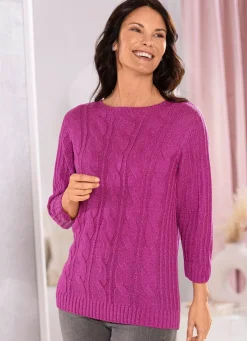 Pullover aus Friségarn