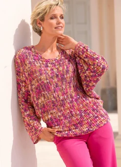 Pullover aus hochwertigem Bändchengarn