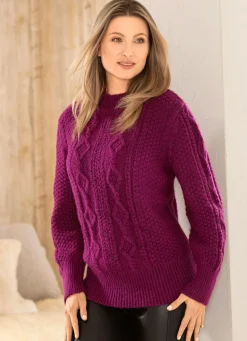 Pullover aus Melangegarn