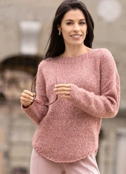 Pullover aus Melangegarn