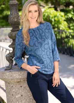 Pullover in Ausbrenner-Optik