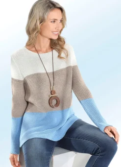 Pullover in Color-Blocking