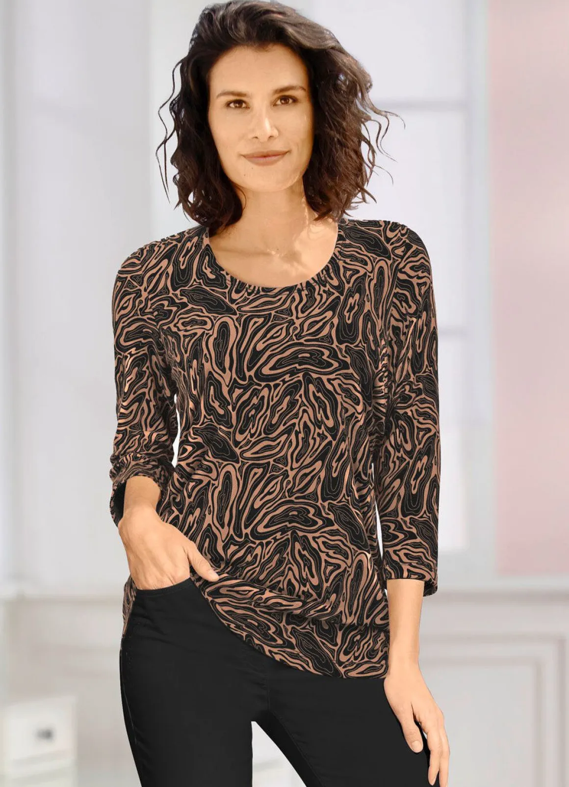 Pullover in Feinstrick