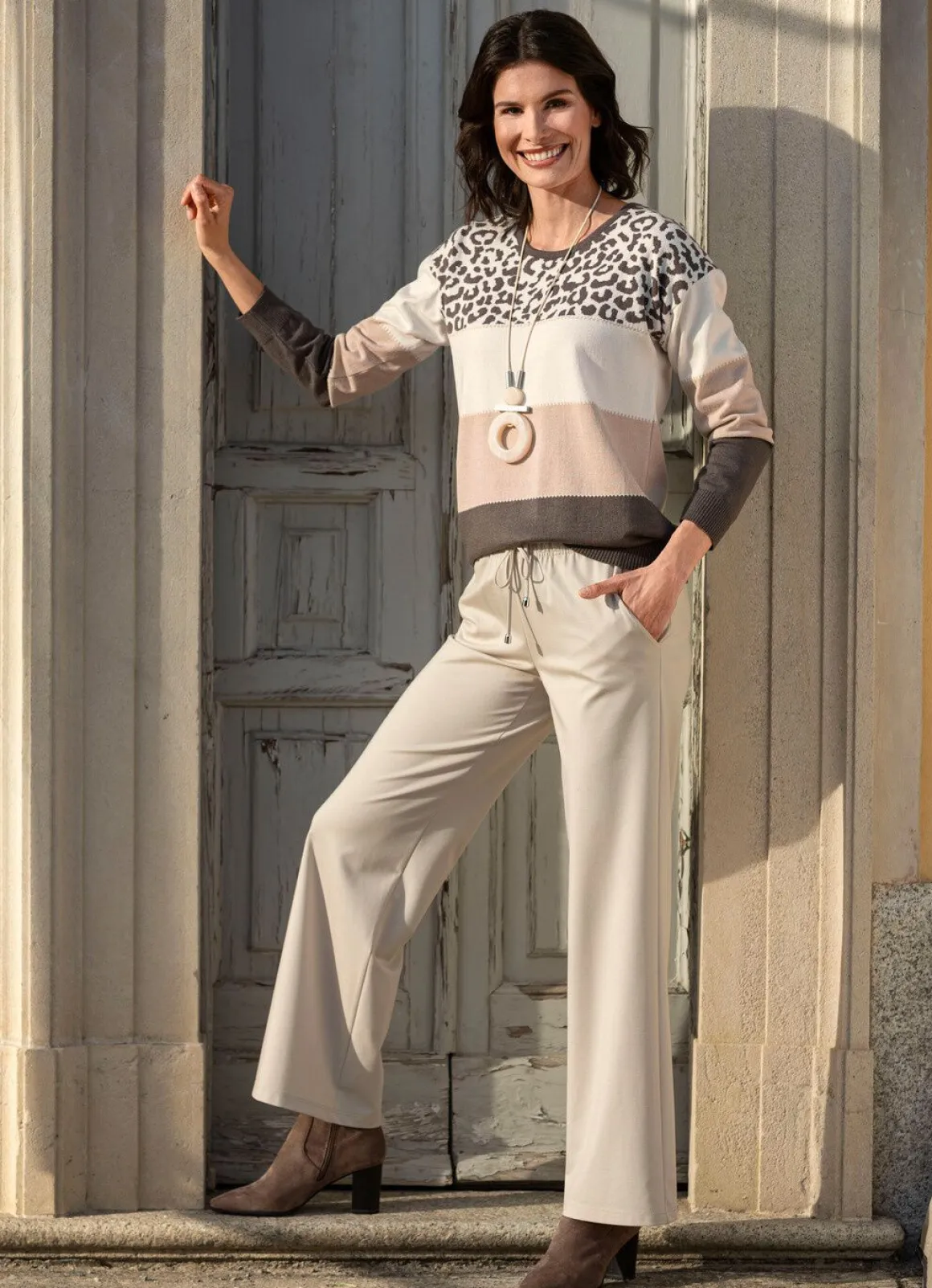 Pullover in Feinstrick