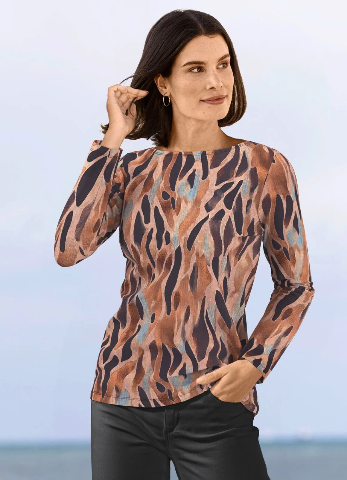 Pullover in Feinstrick