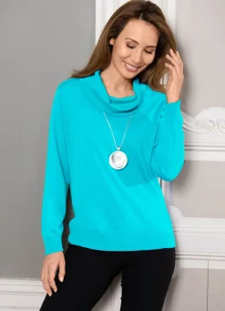 Pullover in Feinstrick mit Schurwolle