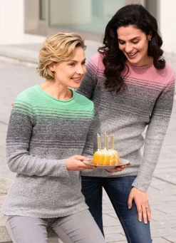 Pullover in Garnmix
