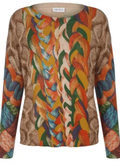 Pullover in Grafikdessin