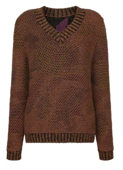 Pullover in Grobstrick