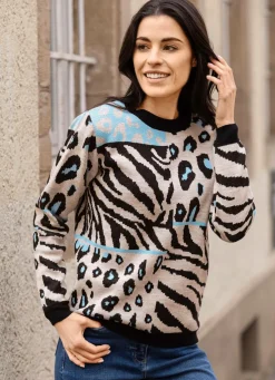 Pullover in Jacquard-Dessin
