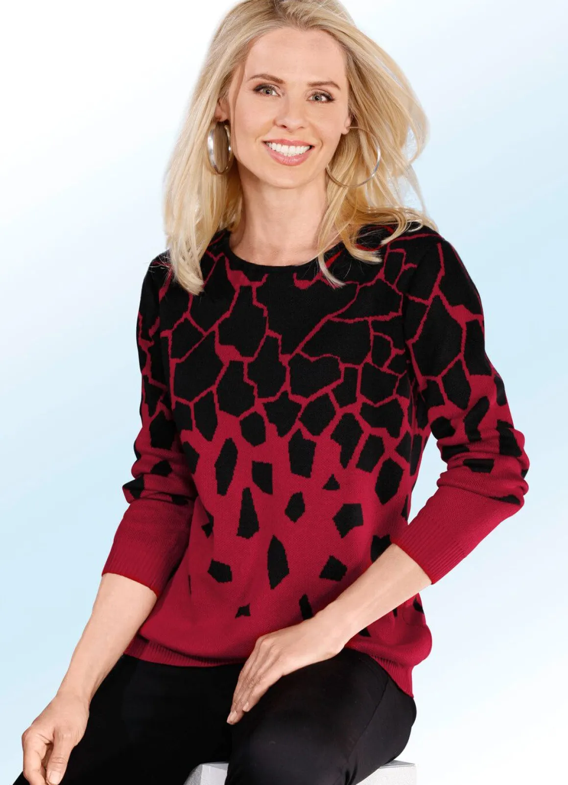 Pullover in Jacquard-Dessin