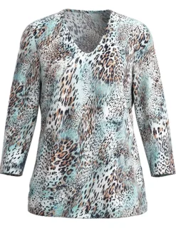 Pullover in Jacquard-Feinstrick