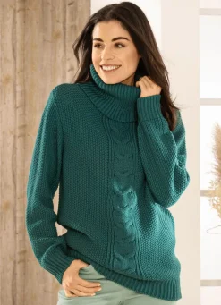 Pullover in Reiskornstrick