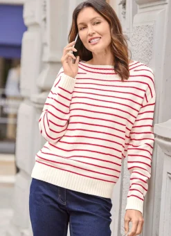 Pullover in Ringeldessin