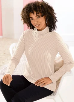 Pullover in Rippenstrick