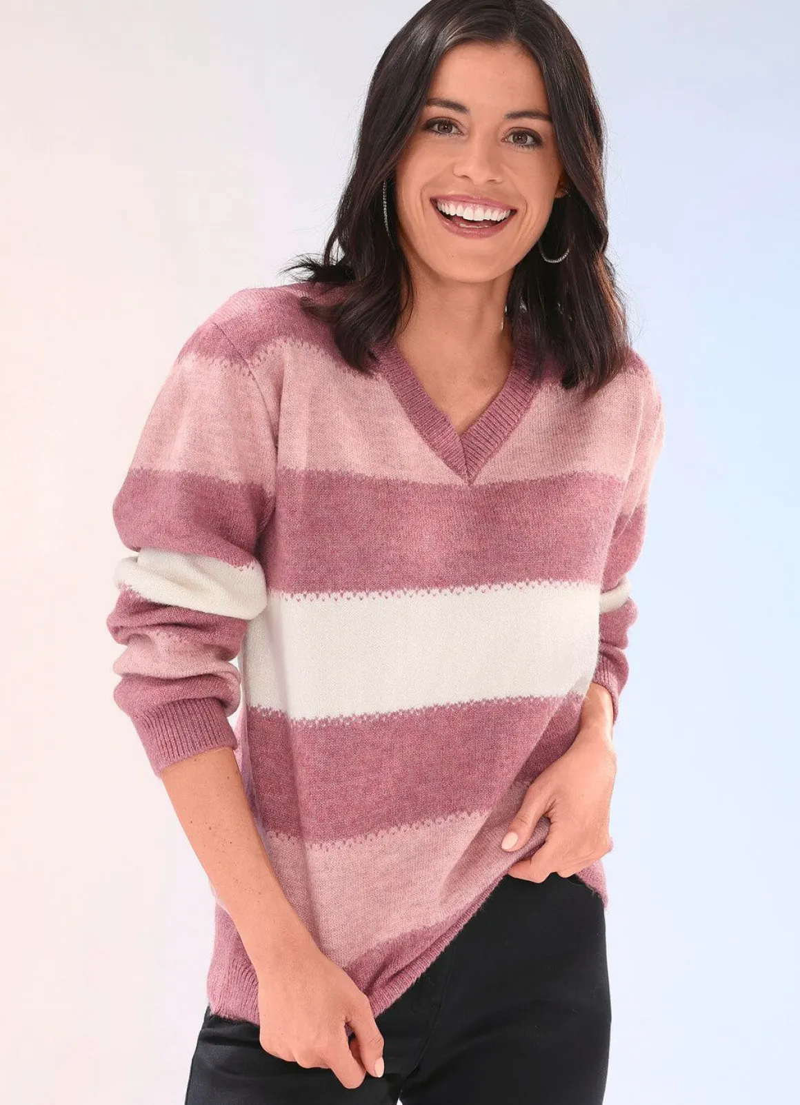 Pullover in sehr flauschigem Material