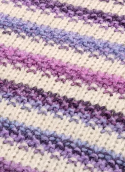 Pullover in Streifendessin
