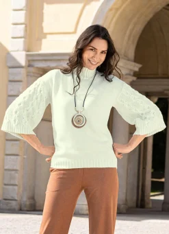 Pullover in Strickmix