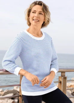 Pullover in Strickmix
