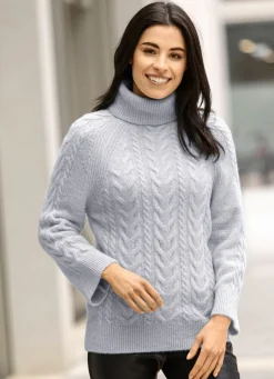 Pullover in Strukturmix