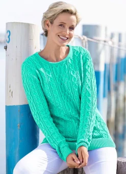Pullover in Strukturmustermix
