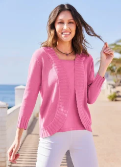 Pullover in Twinset-Optik