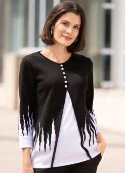 Pullover in Twinset-Optik