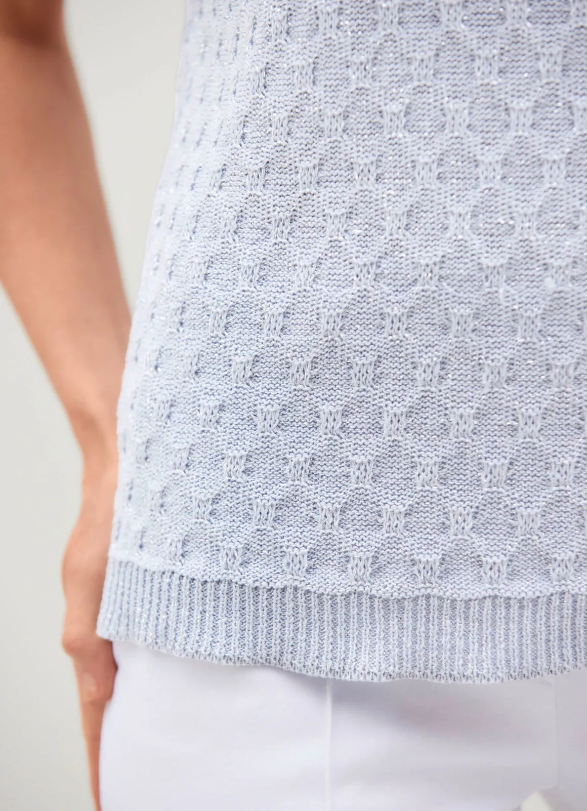 Pullover mit edlem Glanzeffekt