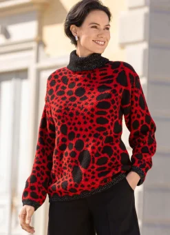 Pullover mit Glitzerakzenten