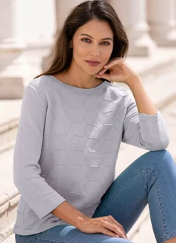 Pullover mit grafischer Struktur