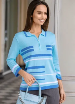 Pullover mit Intarsien