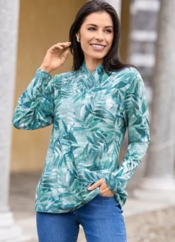 Pullover mit raffiniertem V-Kragen
