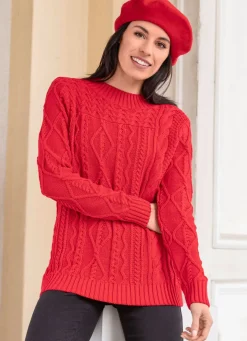 Pullover mit recycelter Baumwolle