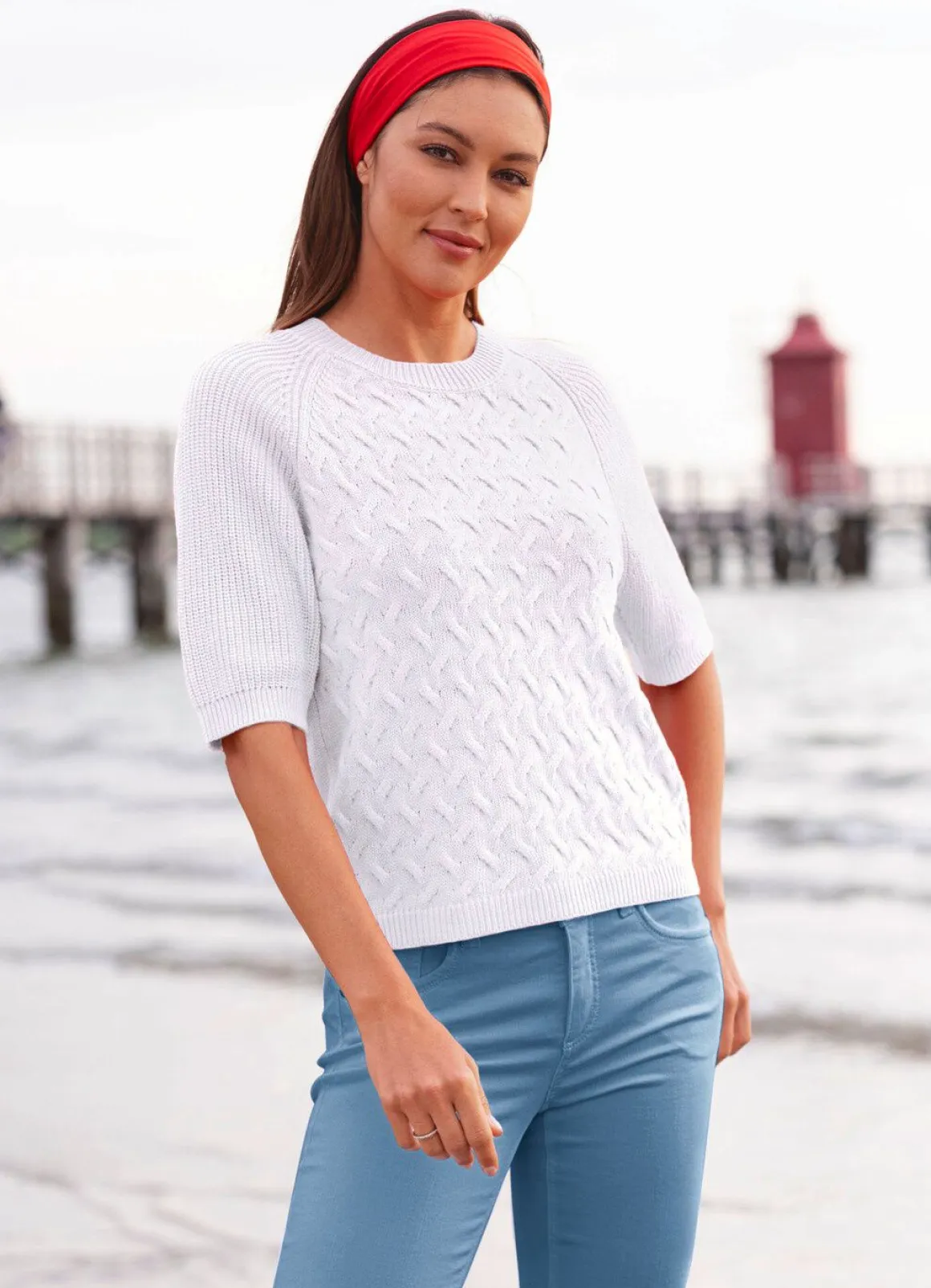 Pullover mit recycelter Baumwolle
