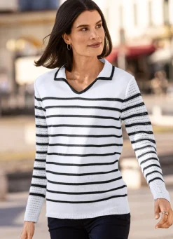 Pullover mit recycelter Baumwolle