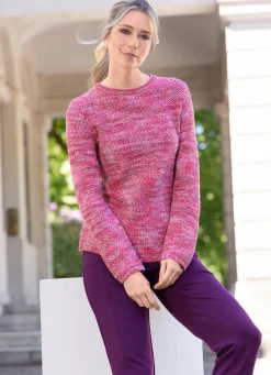 Pullover mit Reiskornstruktur