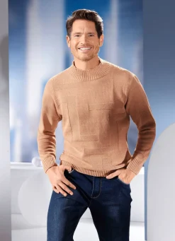 Pullover mit Strukturdessin in 3 Farben