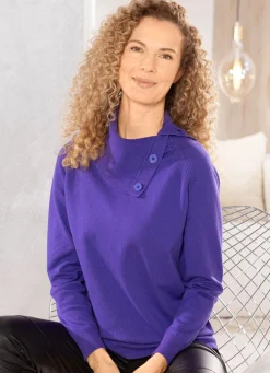 Pullover mit variablem Kragen
