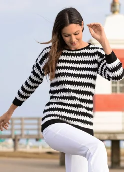Pullover mit Zackendessin