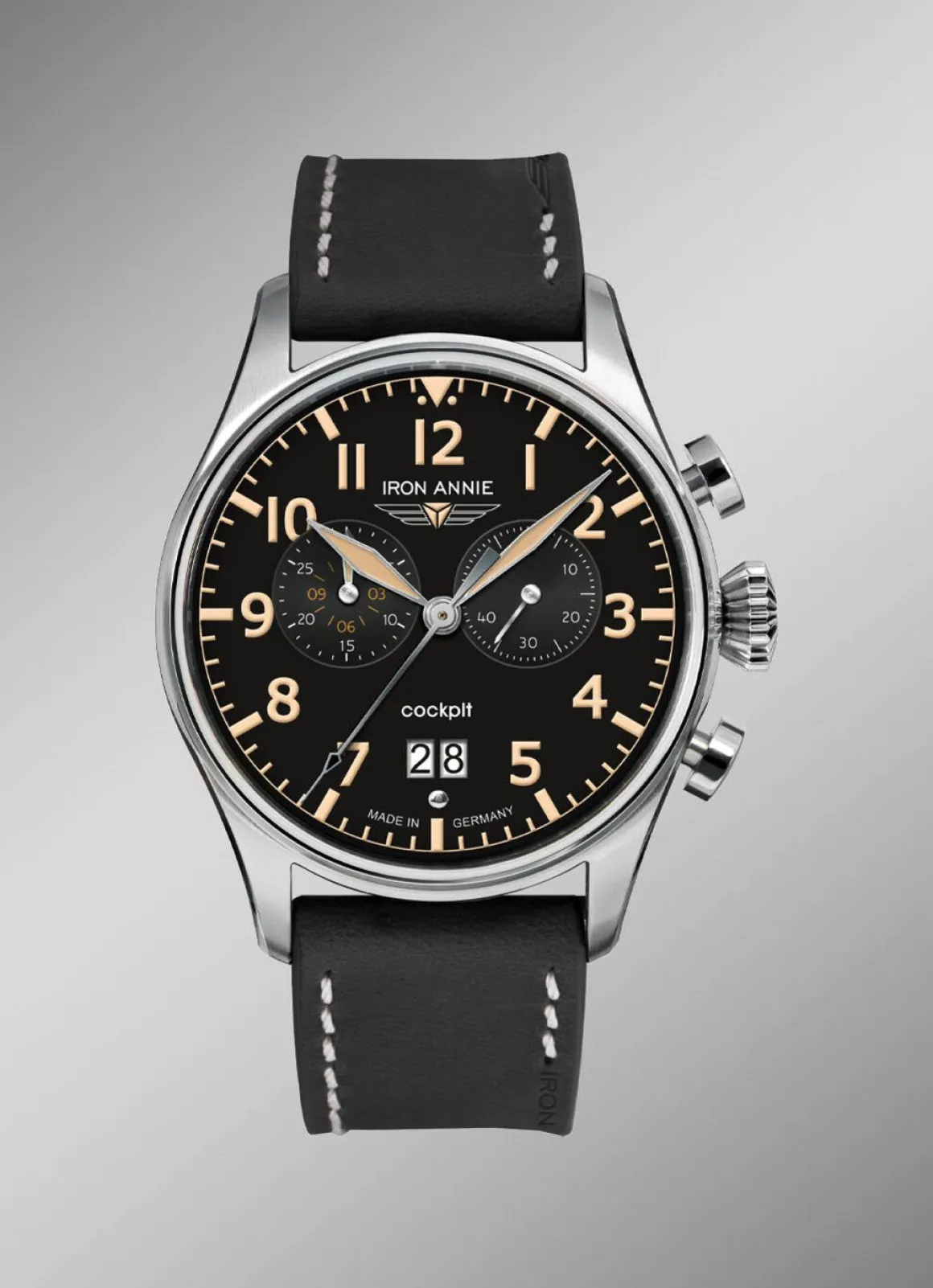 Quartz-Chronograph der Serie "Iron Annie Cockpit"