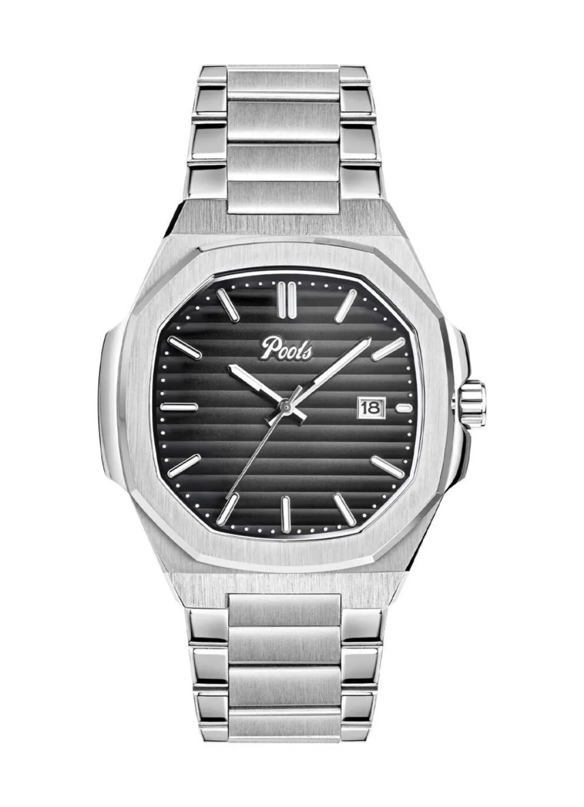Quartz-Herrenuhr aus Edelstahl