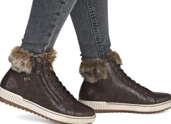 Remonte, gefütterte Damen-Boots, Winterschuhe, Weite G, mit herausnehmbarem Fußbett