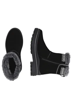 Remonte, gefütterte Damen-Stiefeletten, Winterschuhe, Weite G, mit Lammfell