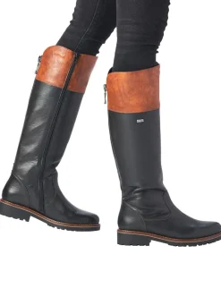 Remonte, gefütterte Damen-Stiefel, Winterschuhe, Weite G, mit Reißverschluss