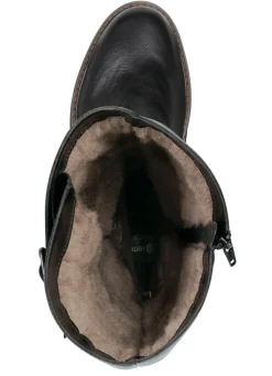 Remonte, gefütterte Damen-Stiefel, Winterschuhe, Weite G, mit Lammfell