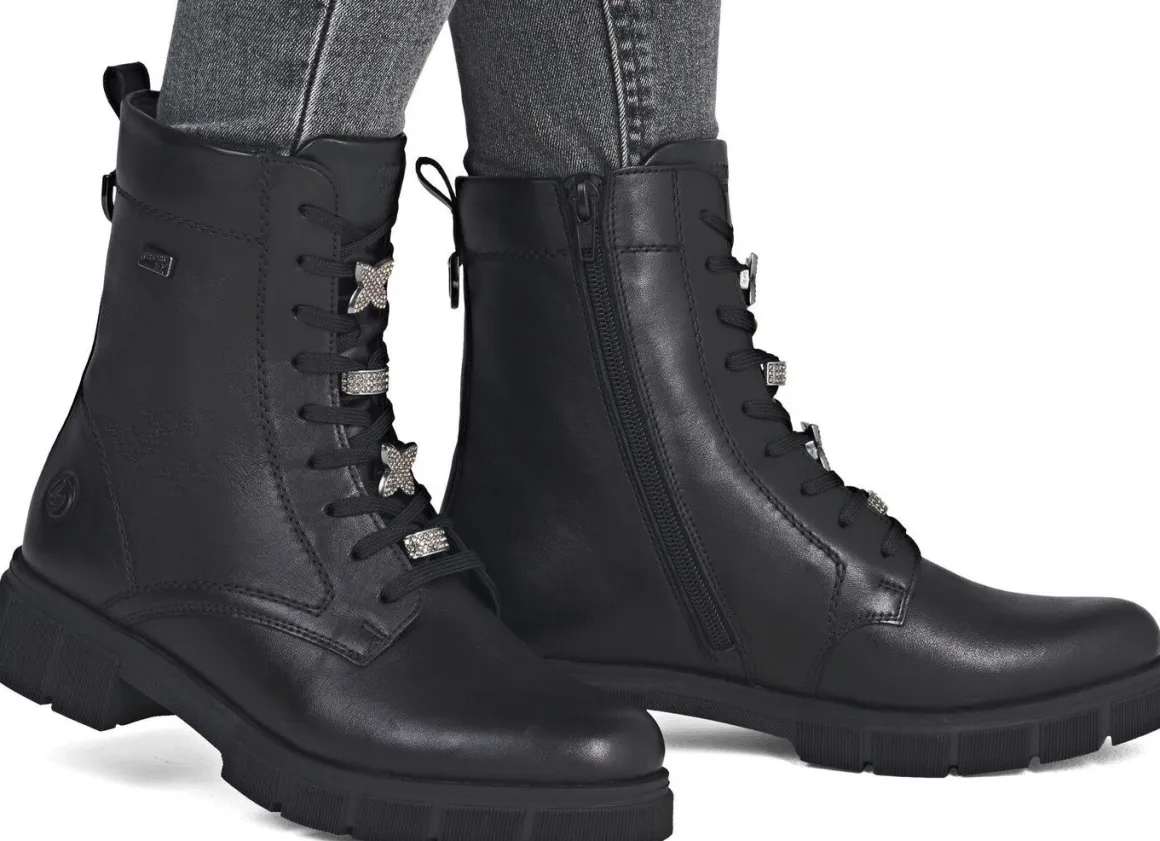 Remonte, schicke Damen-Stiefeletten, Winterschuhe, Weite G, mit Reißverschluss
