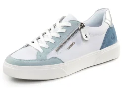 Remonte Sneaker aus Nappa- und Veloursleder mit Metallic-Besatz
