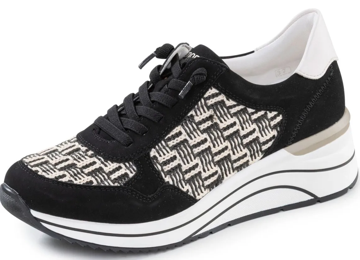 Remonte, sportliche Damen-Sneaker, Weite H, mit herausnehmbarem Fußbett