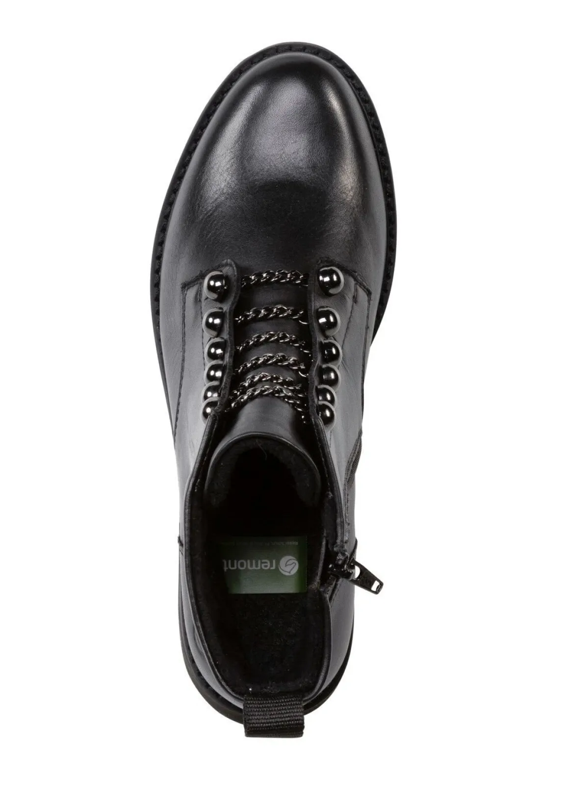 Remonte Stiefelette mit trendigen Zierketten in Schnür-Optik